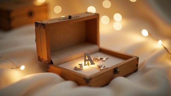 Create unique pieces with personalized letter charms