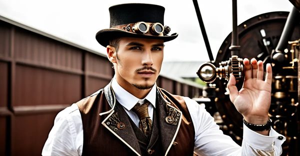 Elevate your look: stylish steampunk men's fashion finds